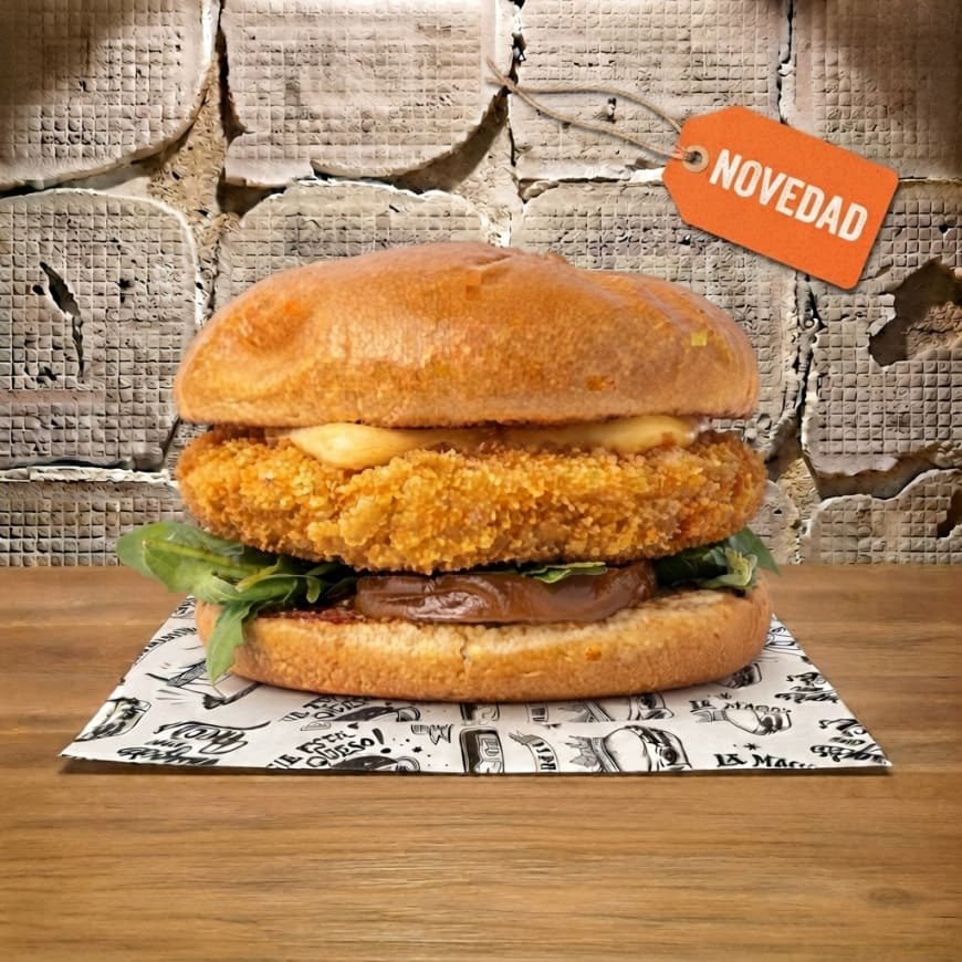 Crispy Fresh chicken burger from the La Prensa menu